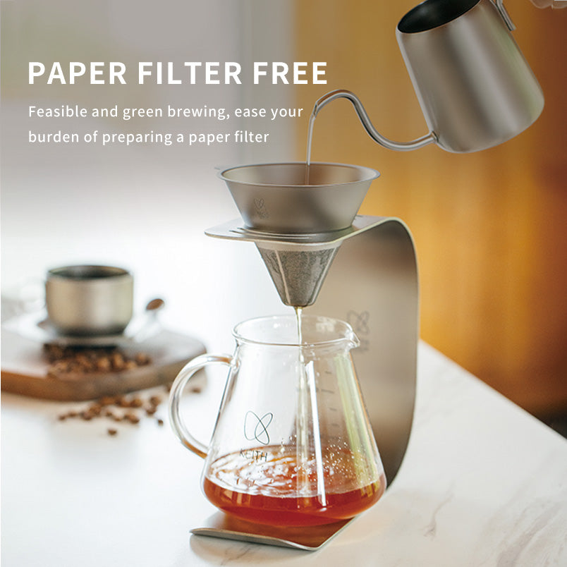 KEITH Titanium Ti3612 Titanium Pour-over Kit