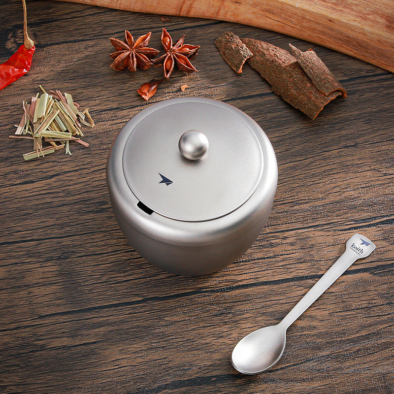 KEITH Titanium Ti8531 Condiment Jar - 7.4 oz