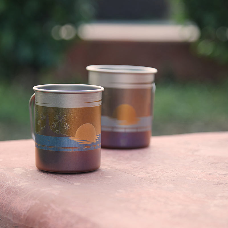 Keith Titanium Artistry Collection: Artisan Bottle and Mug Series (Ti3531 Artisan Sunset Glow Mug)