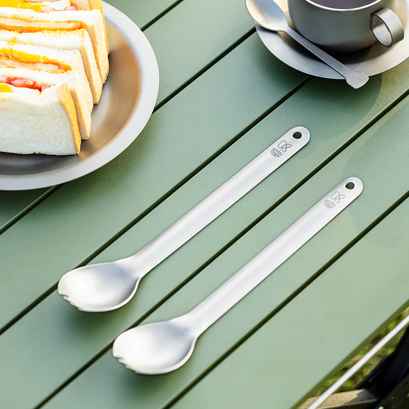 KEITH Titanium Ti5319 Long Handle Spork