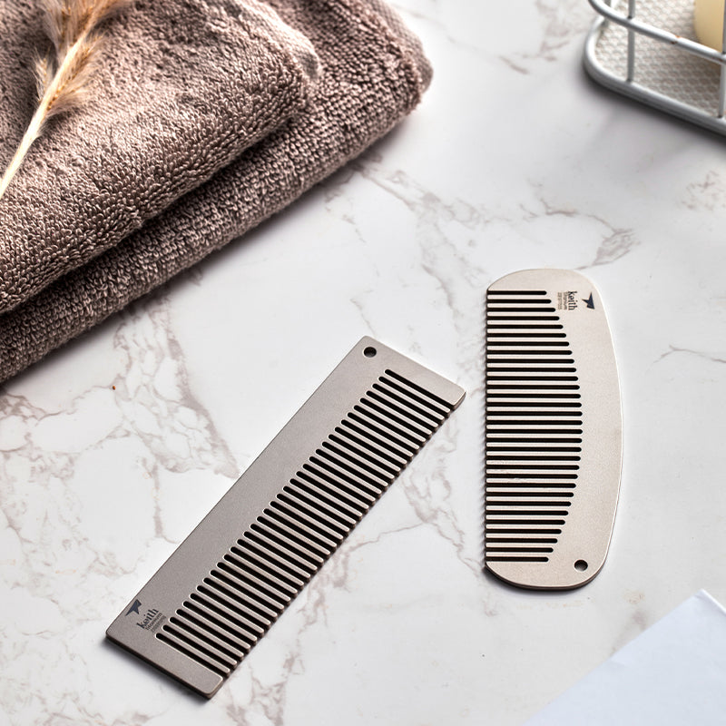KEITH Titanium Ti1731 Ultrathin Purse Comb
