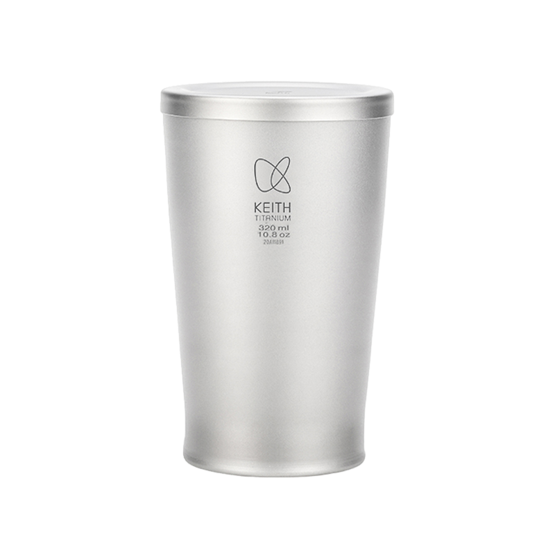 KEITH Titanium Ti3150 Vacuum Insulated Plastic-Free Everyday Beer & Brew Tumbler - 11 fl oz
