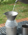 KEITH Titanium Ti3661 Titanium Coffee Funnel