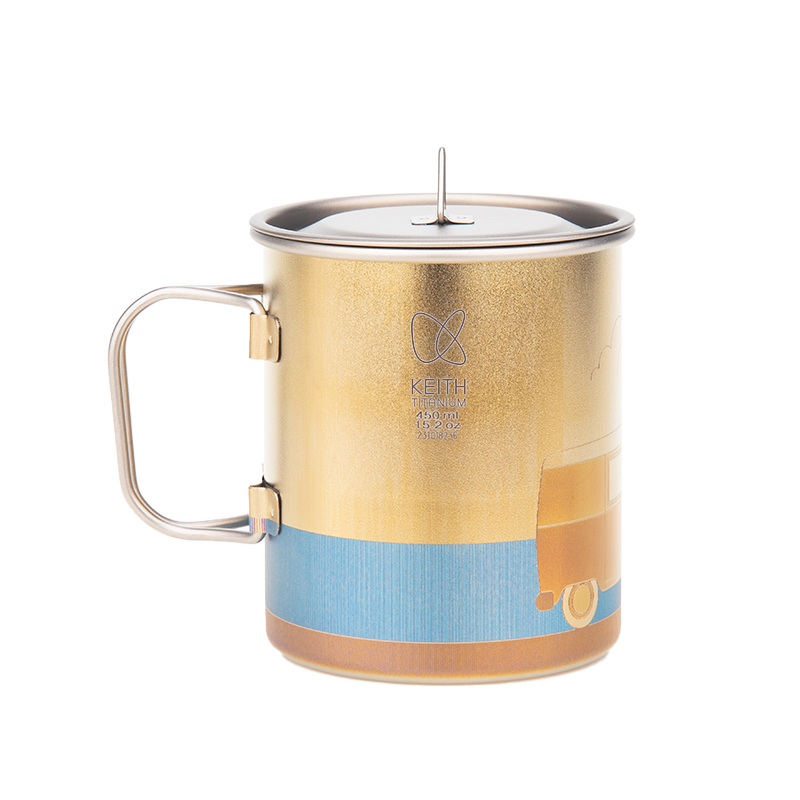 Keith Titanium Artistry Collection: Artisan Bottle and Mug Series (Ti3534 Artisan Mug (An Unplanned Trip))