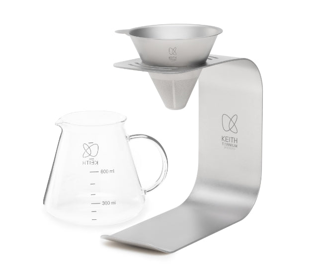 KEITH Titanium Ti3612 Titanium Pour-over Kit