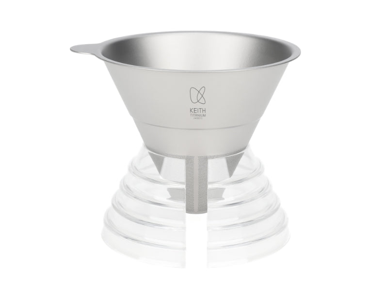 KEITH Titanium Ti3661 Titanium Coffee Funnel