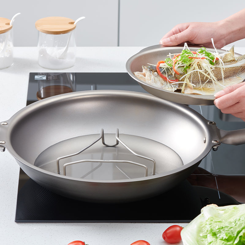 KEITH Titanium Tri-Leg Steaming Rack Series (Ti8731 Low Tri-Leg Steaming Rack)
