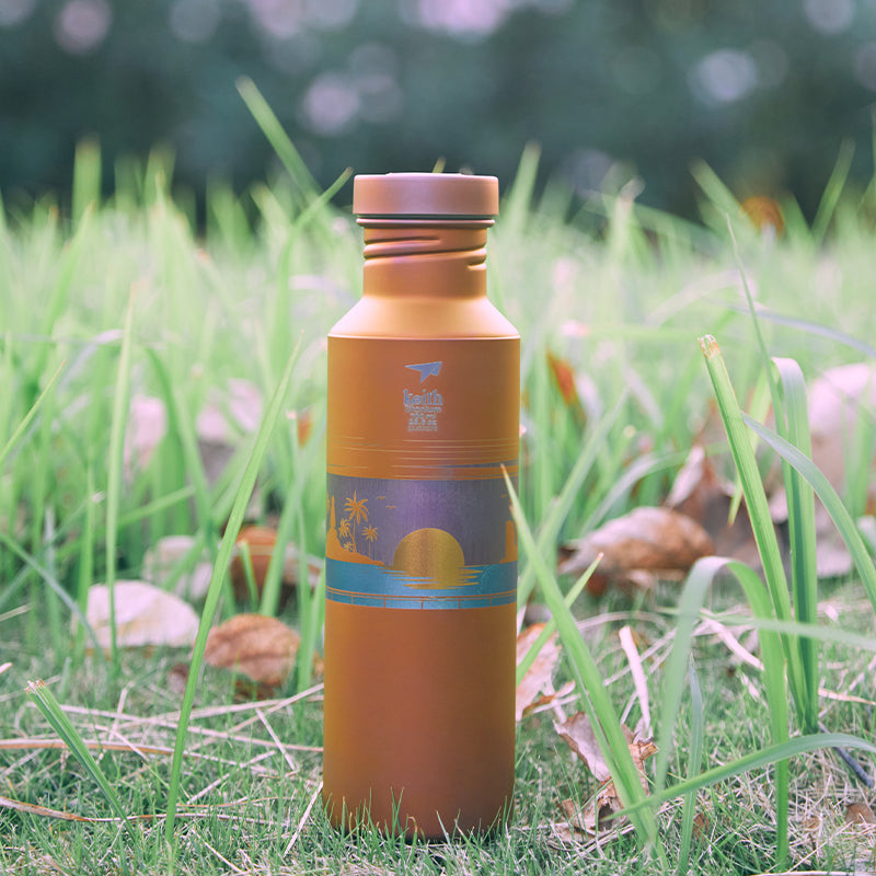 KEITH Titanium Artistry Collection: Artisan Bottle and Mug Series (Ti3530 Artisan Sunset Glow Bottle)