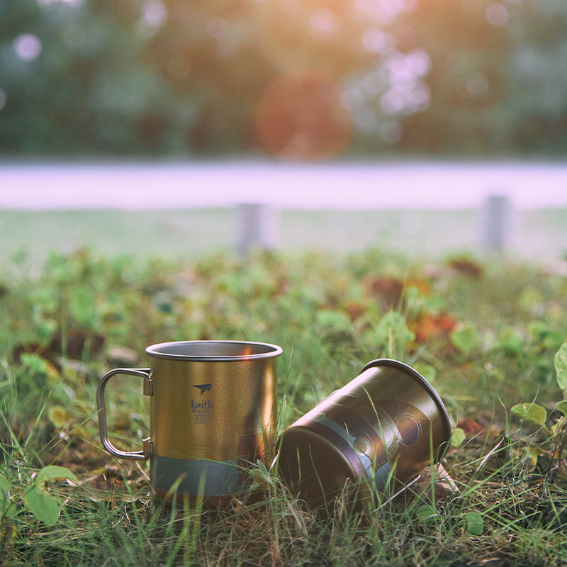 Keith Titanium Artistry Collection: Artisan Bottle and Mug Series (Ti3531 Artisan Sunset Glow Mug)