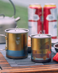 Keith Titanium Artistry Collection: Artisan Bottle and Mug Series (Ti3534 Artisan Mug (An Unplanned Trip))
