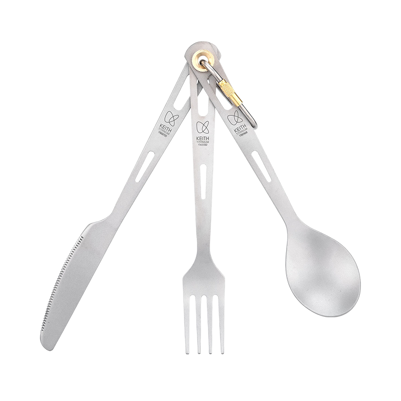 KEITH Titanium Ti5310 3-Piece Cutlery Set