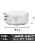 KEITH TITANIUM Lunch Box (Ti5328)