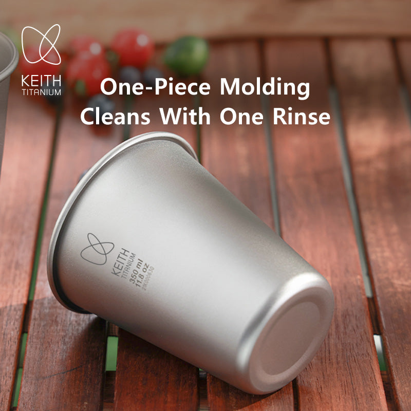 KEITH Titanium Ti9001 Titanium Beer Cup