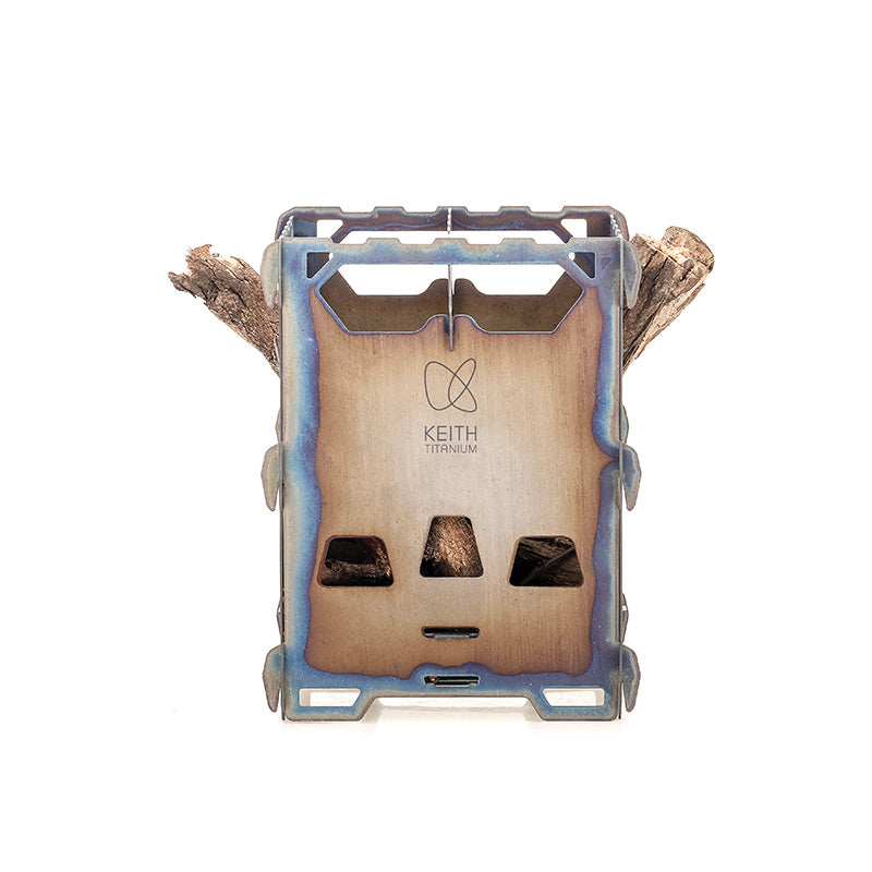 KEITH Titanium Alloy Ti2201 Backpacking Wood Stove