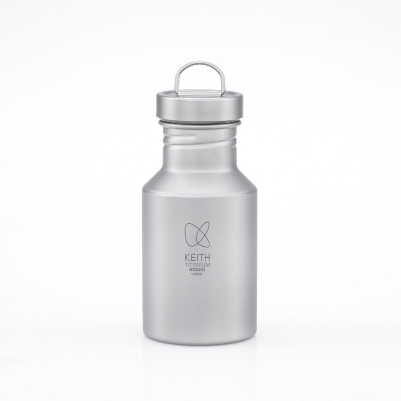 Keith Titanium Ti3030 Plastic-Free Sport Bottle -13.5 fl oz