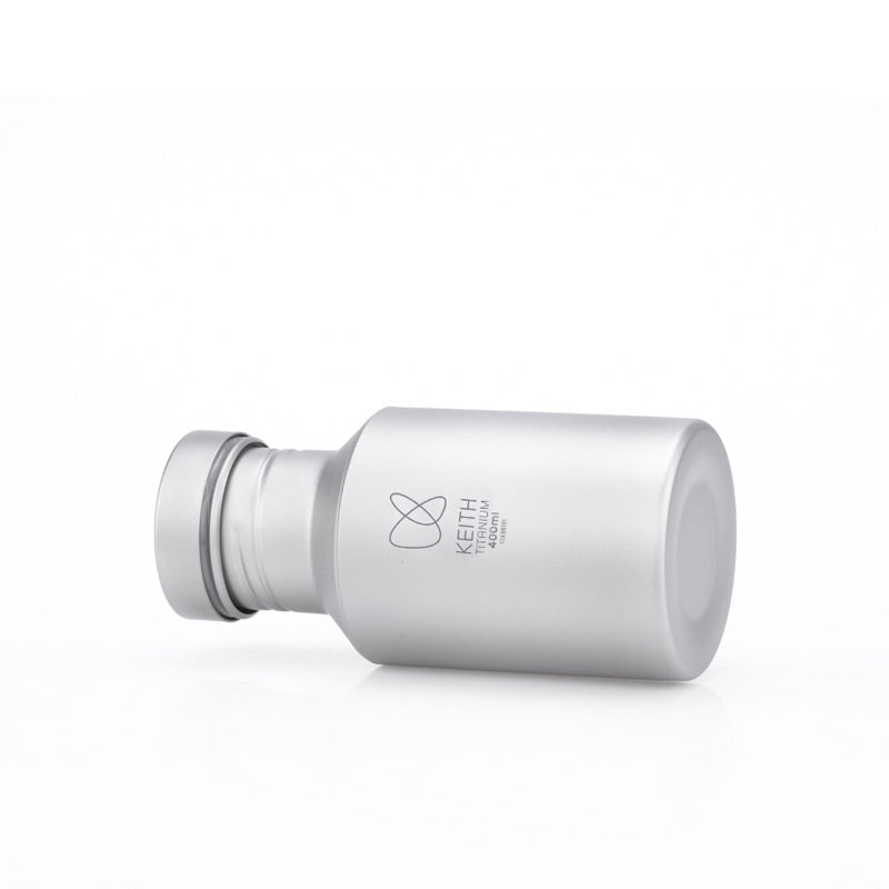 Keith Titanium Ti3030 Plastic-Free Sport Bottle -13.5 fl oz