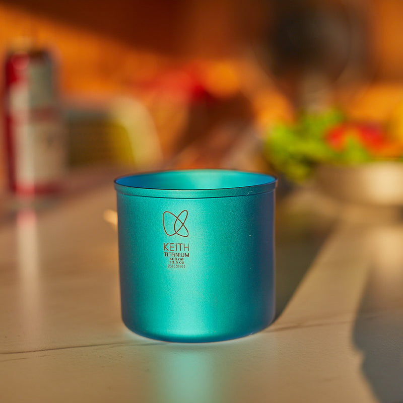 Keith Titanium Radiant Spectrum Cups (Glacier Bule)