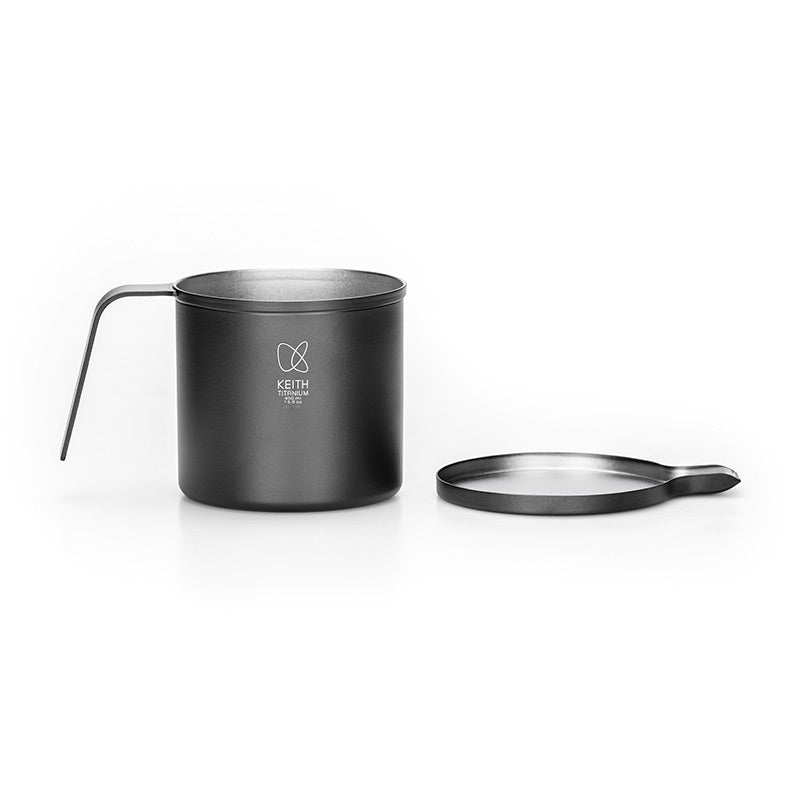 KEITH Titanium Colorful Titanium Cup (dark balck) 2.0