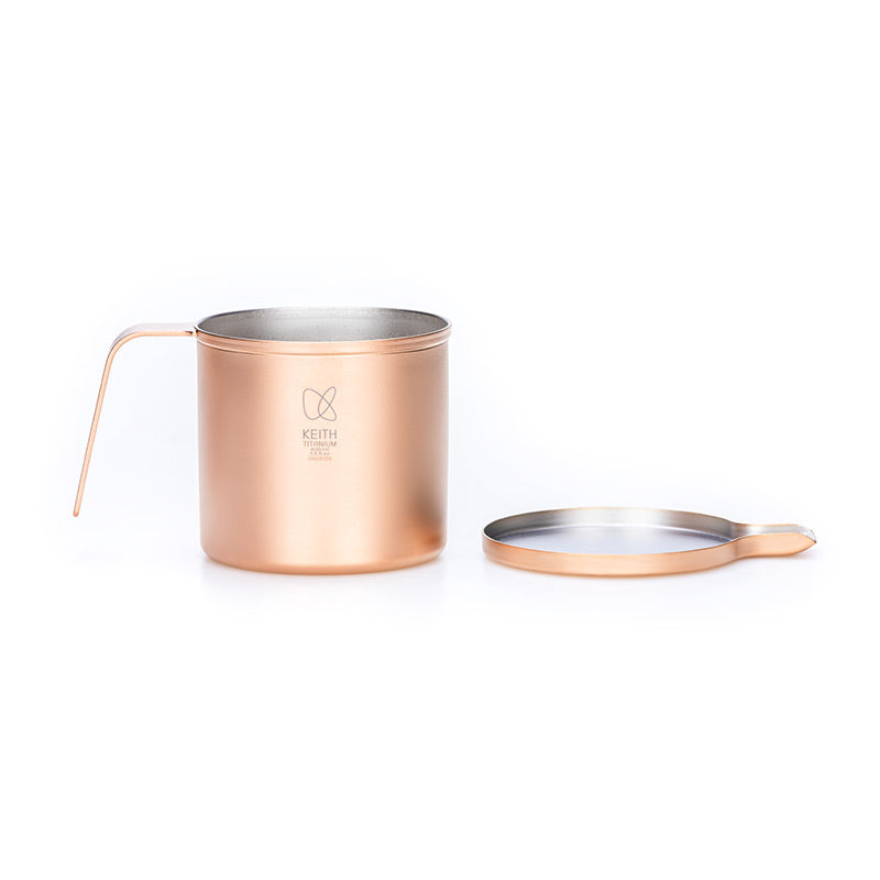 KEITH Titanium Colorful Titanium Cup(Sunset Orange) 2.0