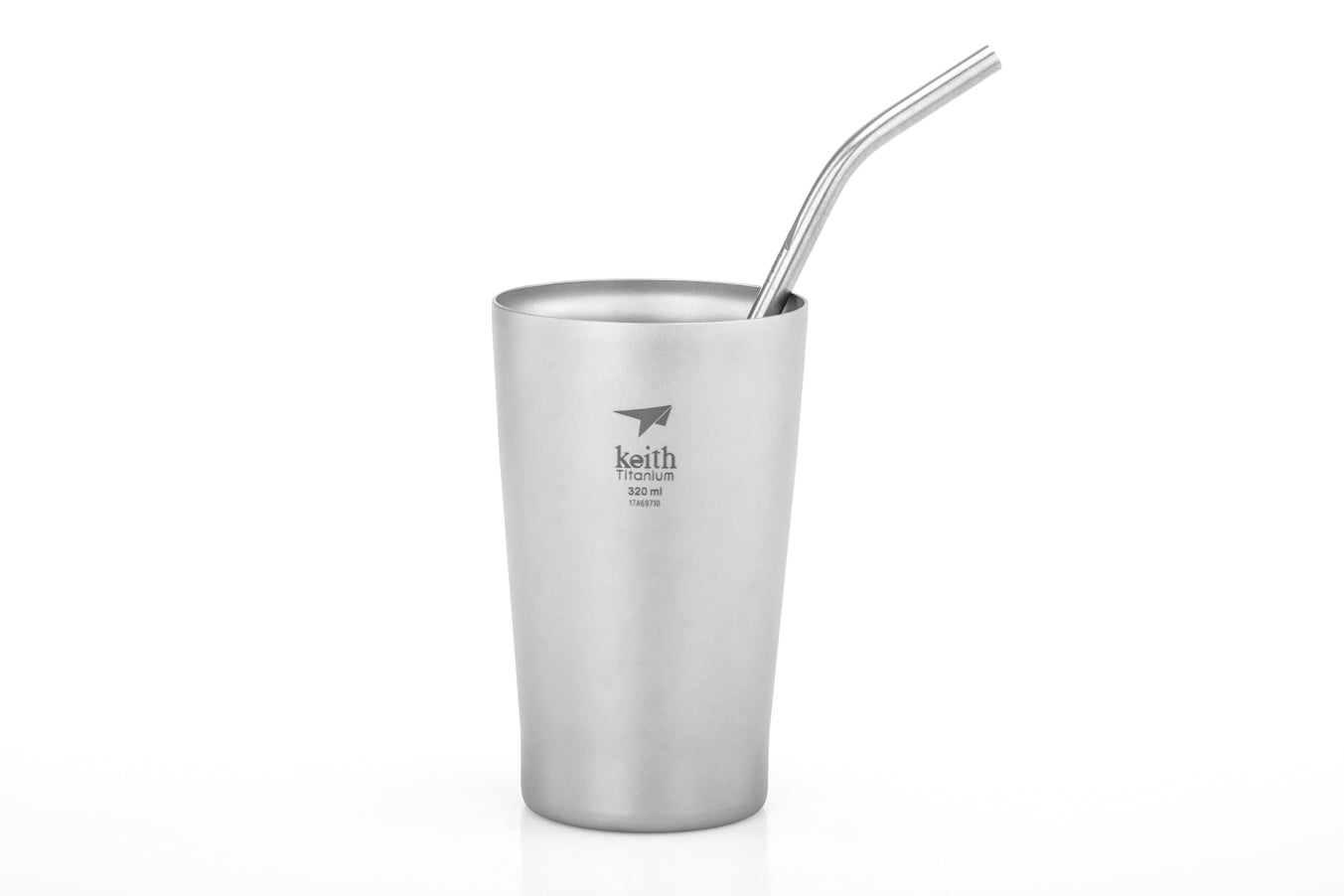 KEITH Titantium Ti3701 Titanium straw