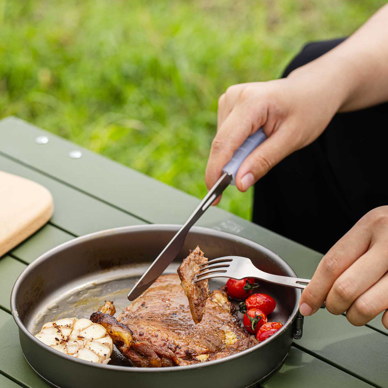 Ti5213 Titanium Cutlery Set To 3-Piece