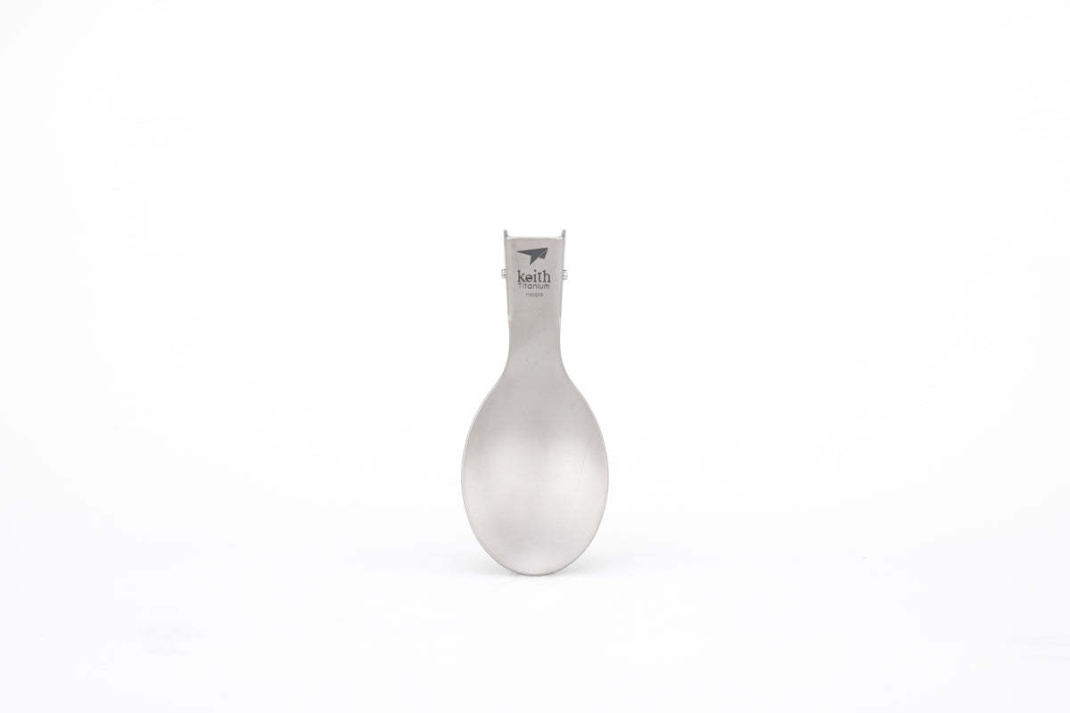 KEITH Titanium Ti5302 Titanium Folding Spoon