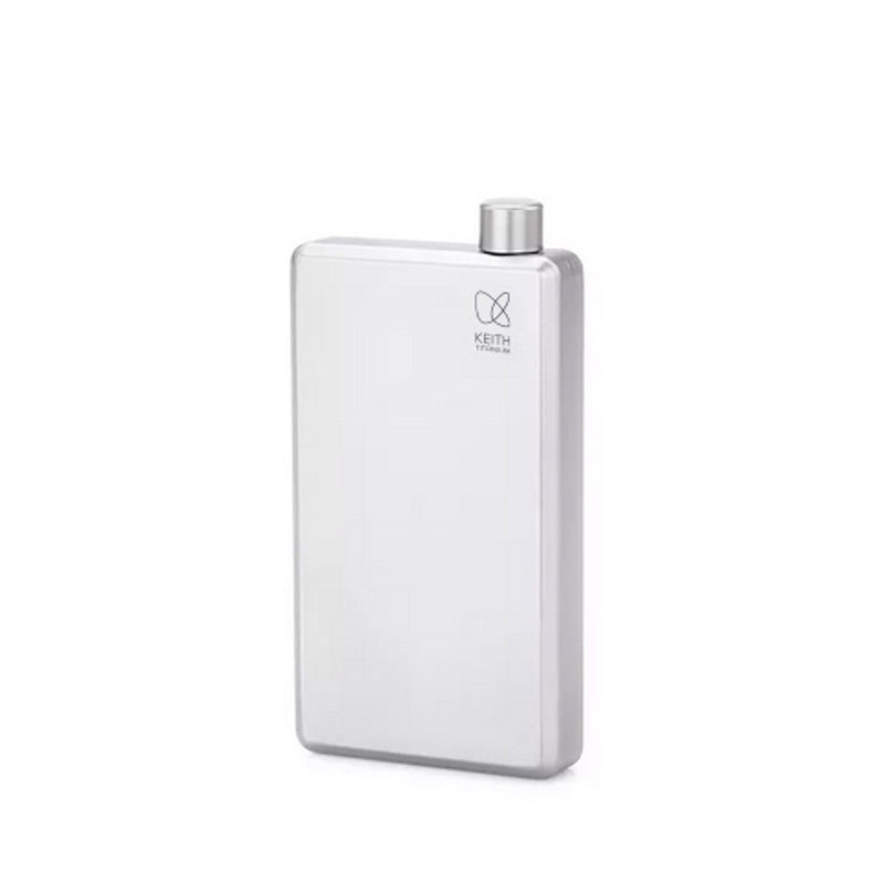 KEITH Titanium Ti9306 Pocket Flask with Funnel - 4.0 fl oz