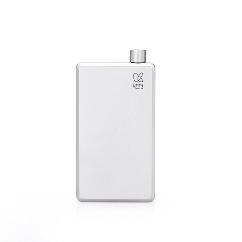 KEITH Titanium Ti9307 Pocket Flask with Funnel - 6.8 fl oz
