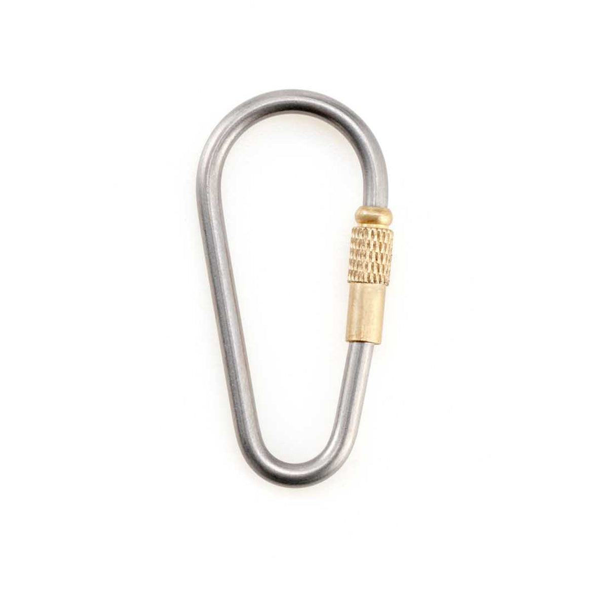 Keith Titanium Ti1150 screw-lock carabiner on a white background