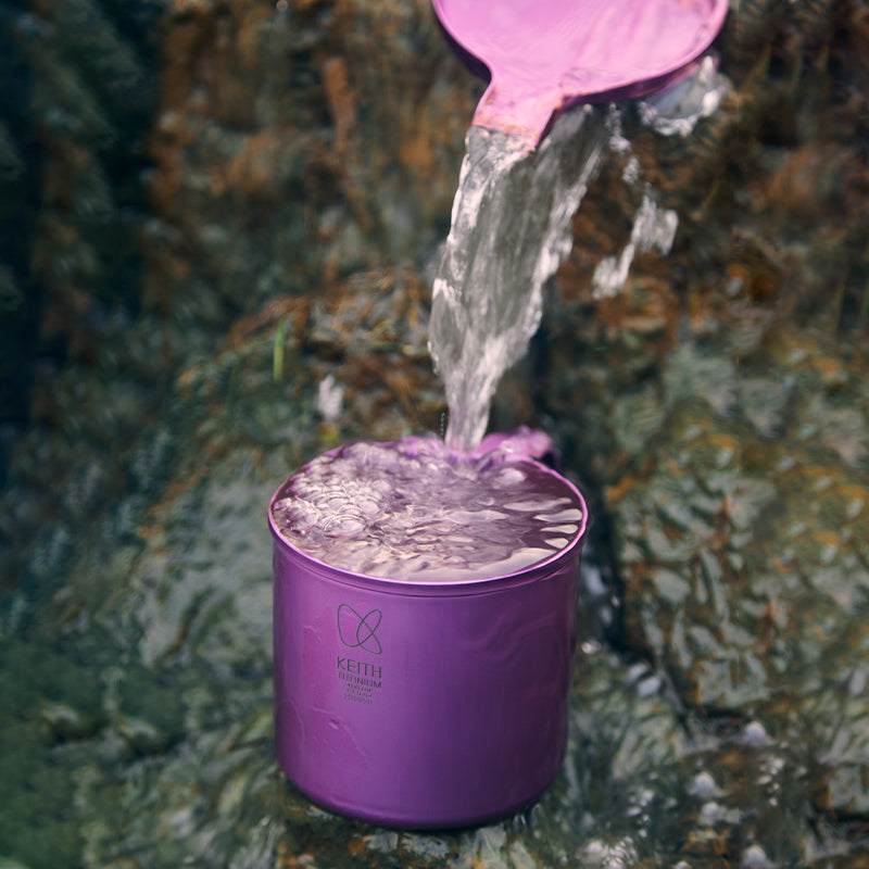 KEITH Titanium Radiant Spectrum Cups (Twilight Purple)