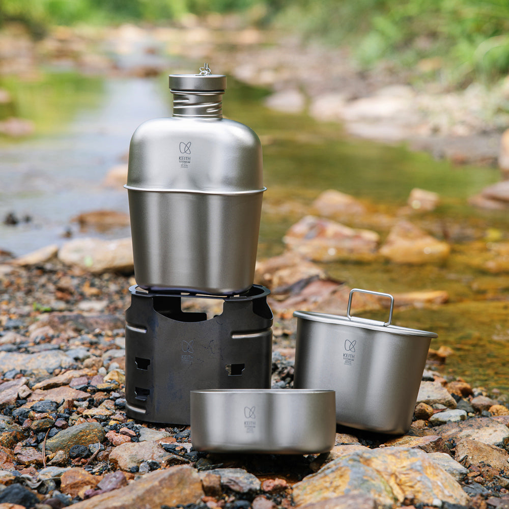 Ti3061 Pro Plastic-Free Canteen Mess Kit -2025 New Item