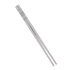 Keith Titanium Ti5634 solid square-handle chopsticks on a white striped background