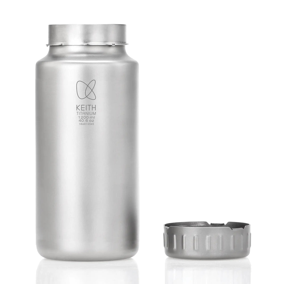 KEITH チタン製バヨネット式キャップボトル（スリーブ付き）0.9L / 1.2L - Ti3035 / Ti3036