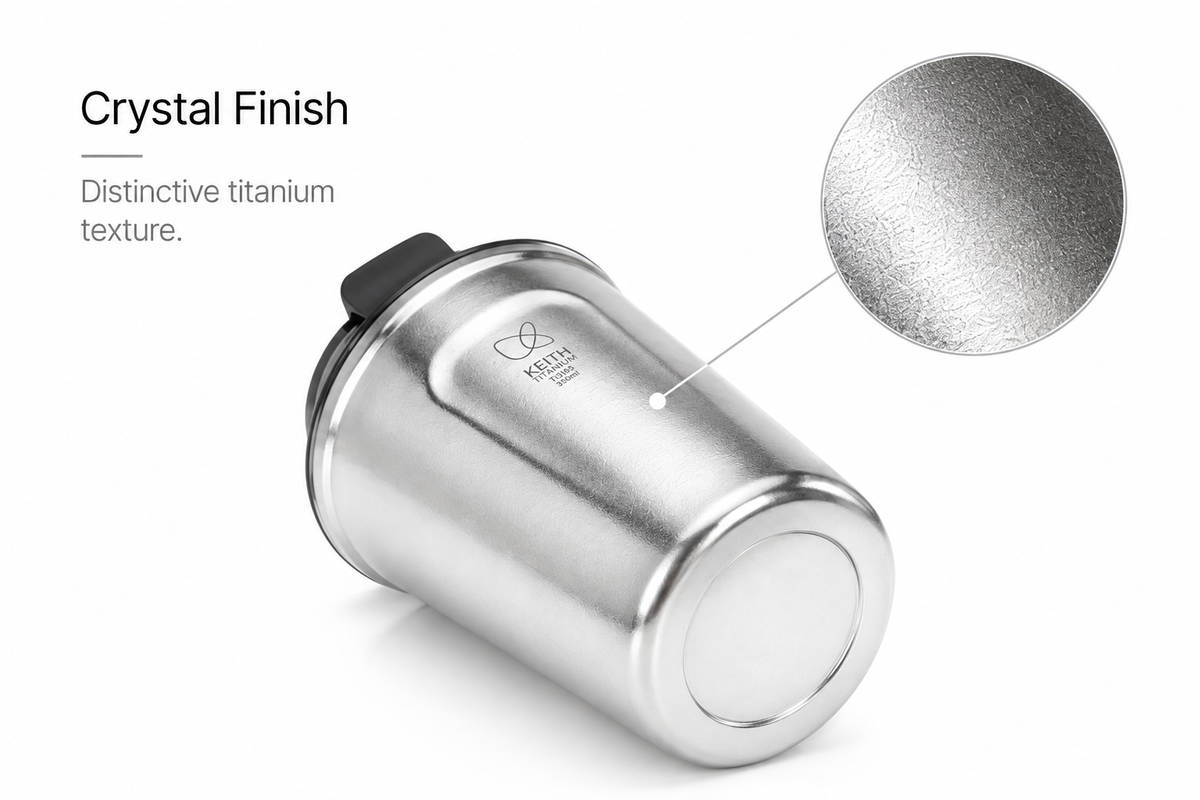 KEITH Titanium Vacuum Coffee Cup 350ml - Ti3165
