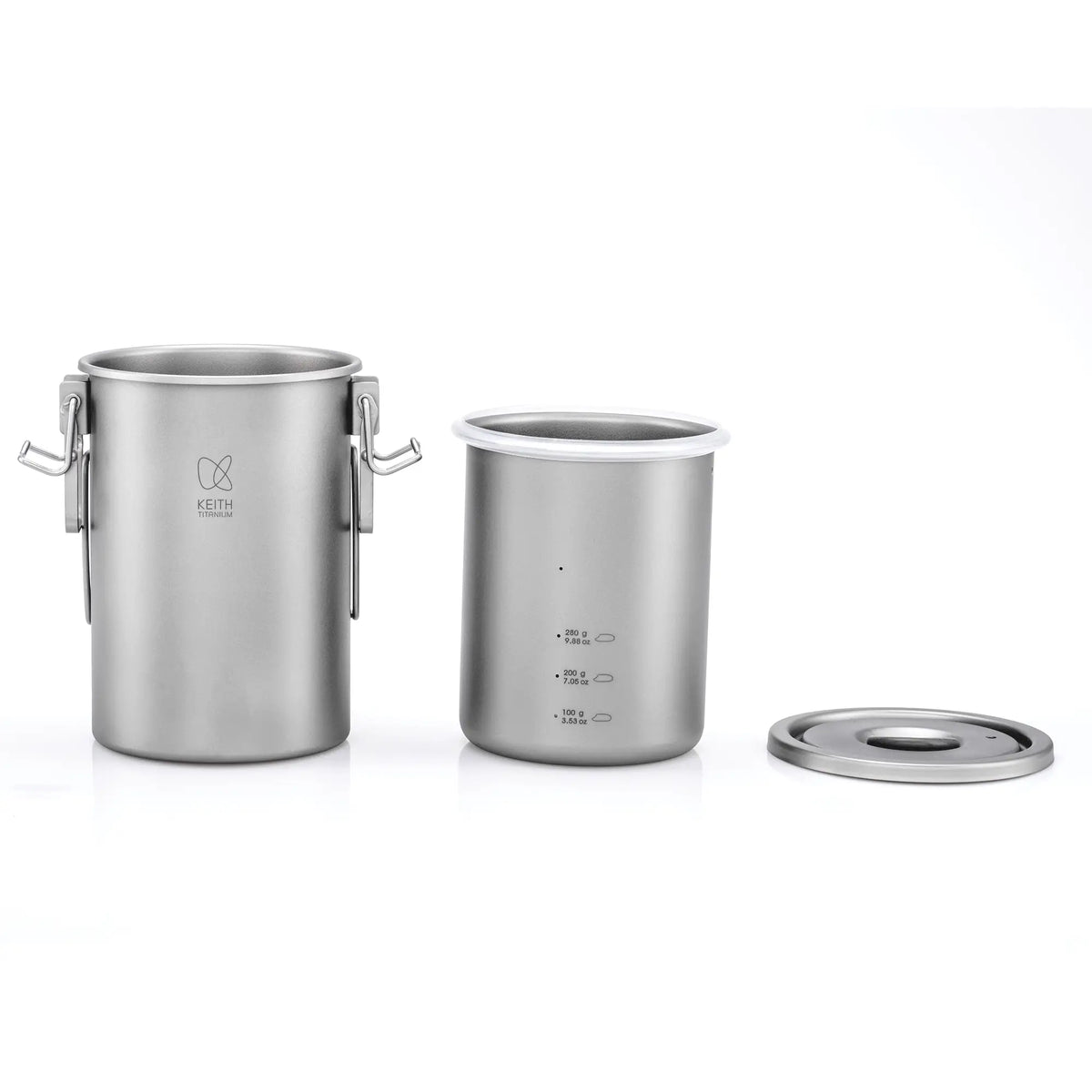 KEITH チタン製プラスチックフリー多機能クッカー - Ti6300