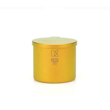 Keith Titanium desert gold radiant spectrum cup with lid on a white background