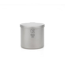 Keith Titanium titanium grey radiant spectrum cup with lid on a white background
