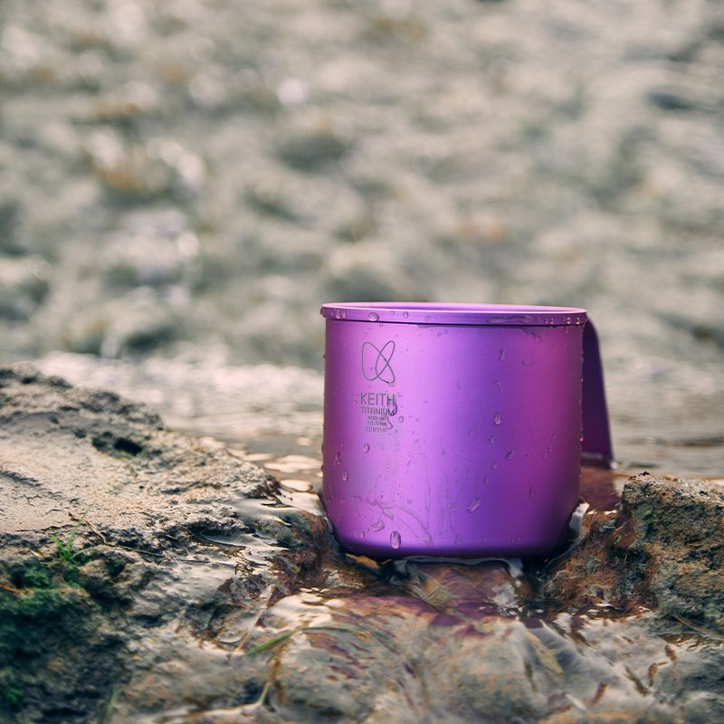 KEITH Titanium CC Mug with Lid, 400ml