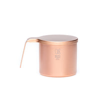 Keith Titanium Ti3262 sunset orange colorful cup 2.0 with lid on a white background