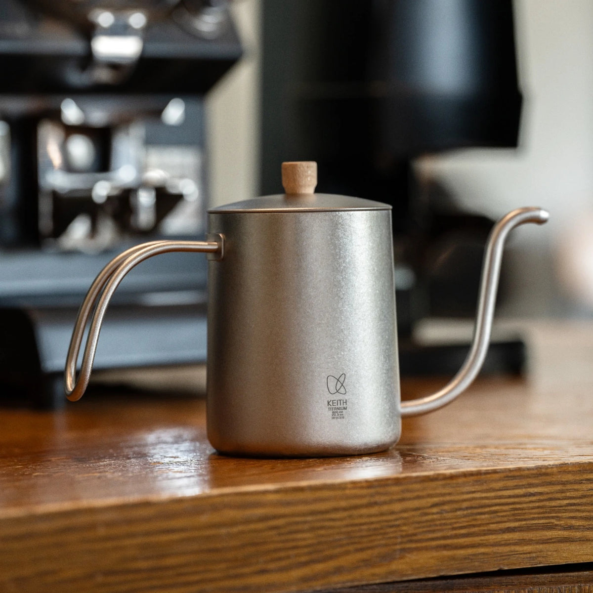 KEITH Titanium Handled Kettle, 350 ml- Ti3626