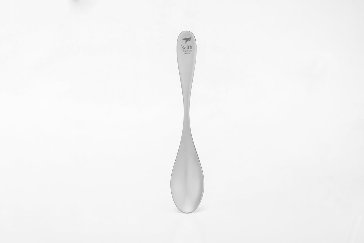 Keith Titanium Ti5203 spoon shown vertically on a white background