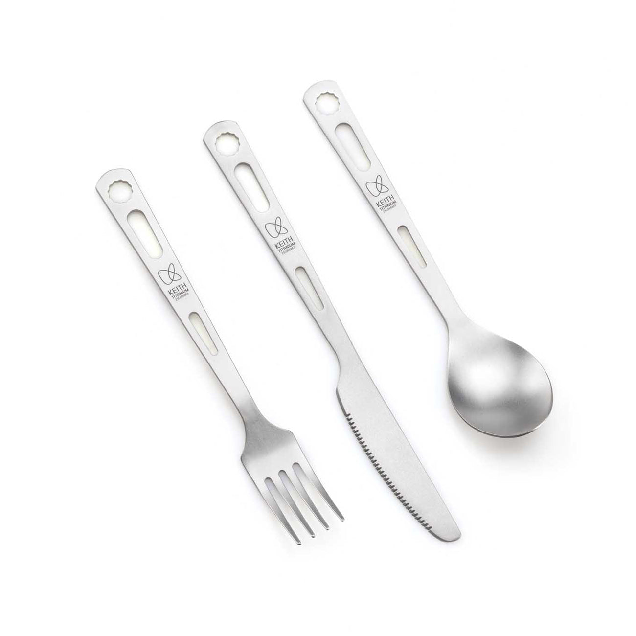 Titanium Cutlery Set by Keith