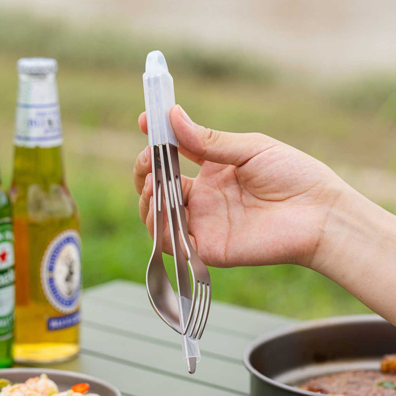 Ti5213 Titanium Cutlery Set To 3-Piece