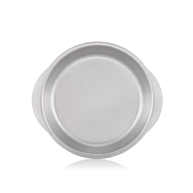 Top view of the Keith Titanium Ti5395 10-inch dinner plate on a white background