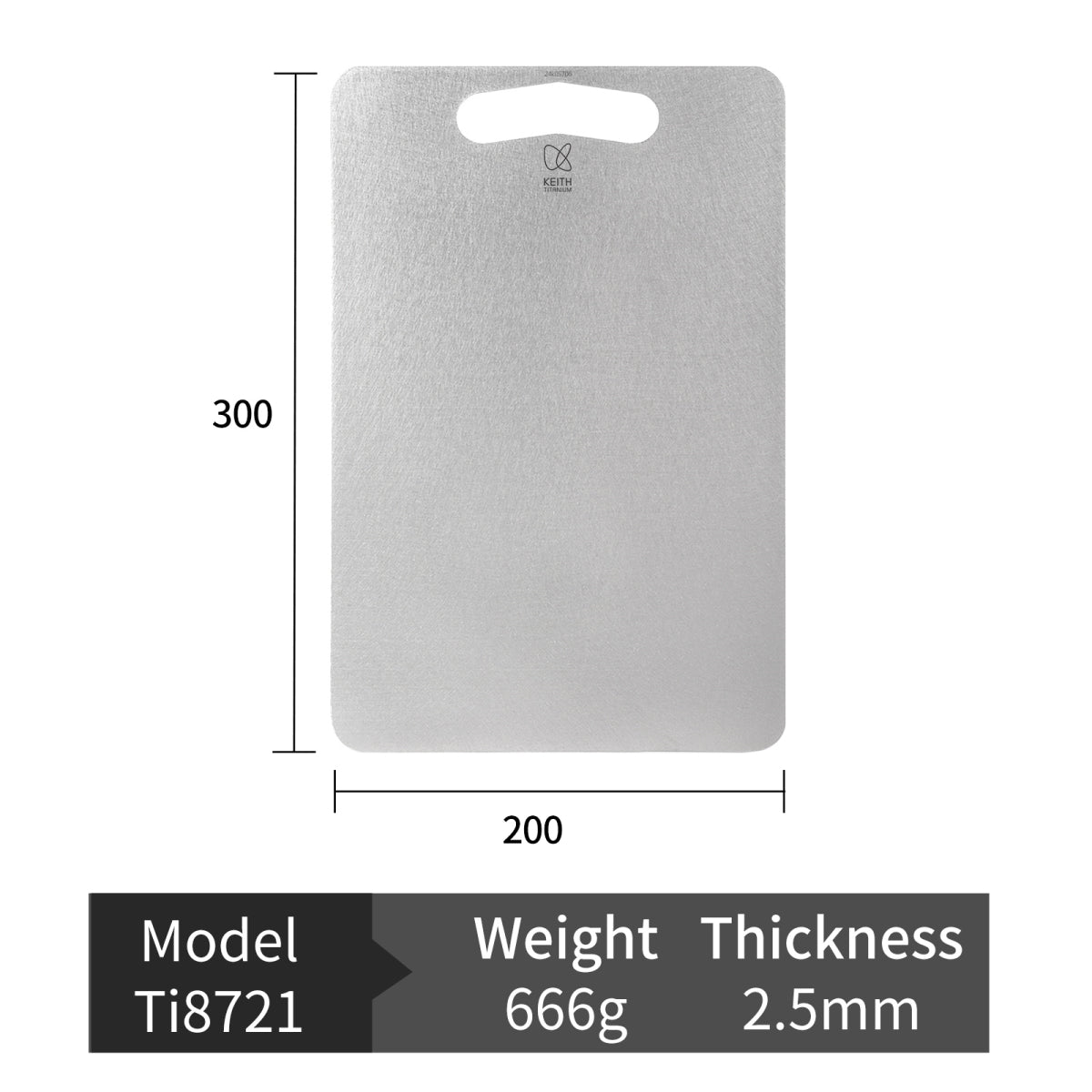 Keith Titanium Elite Cutting Board series (Ti8722 Titanium Cutting Board)