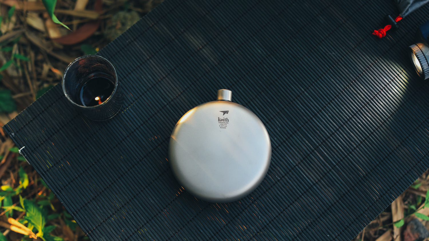 KEITH Titanium Ti9302 Titanium Round Flask