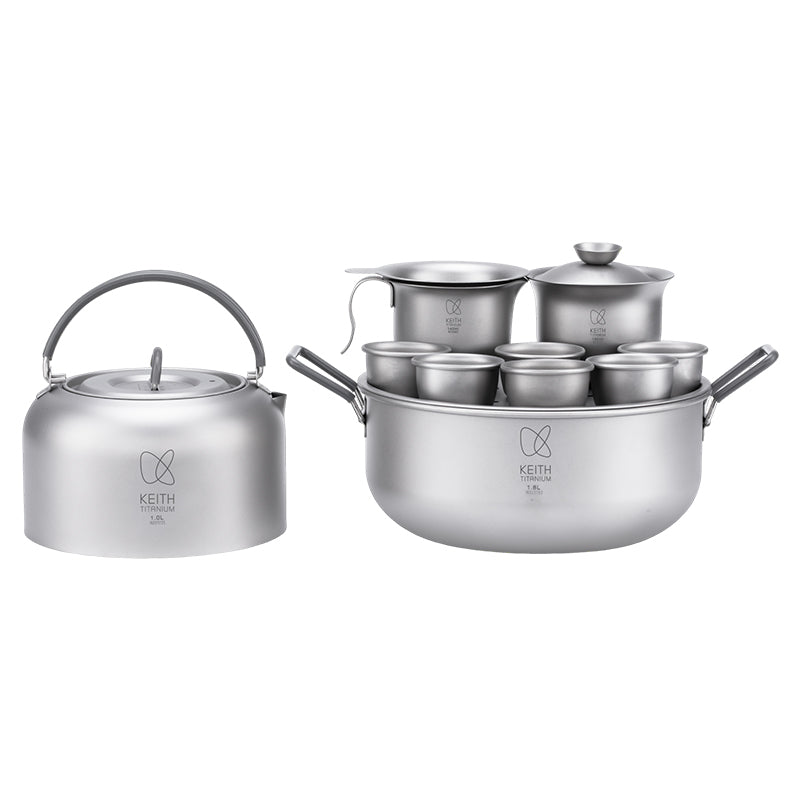 KEITH Titanium Ti3900 Titanium Tea Set