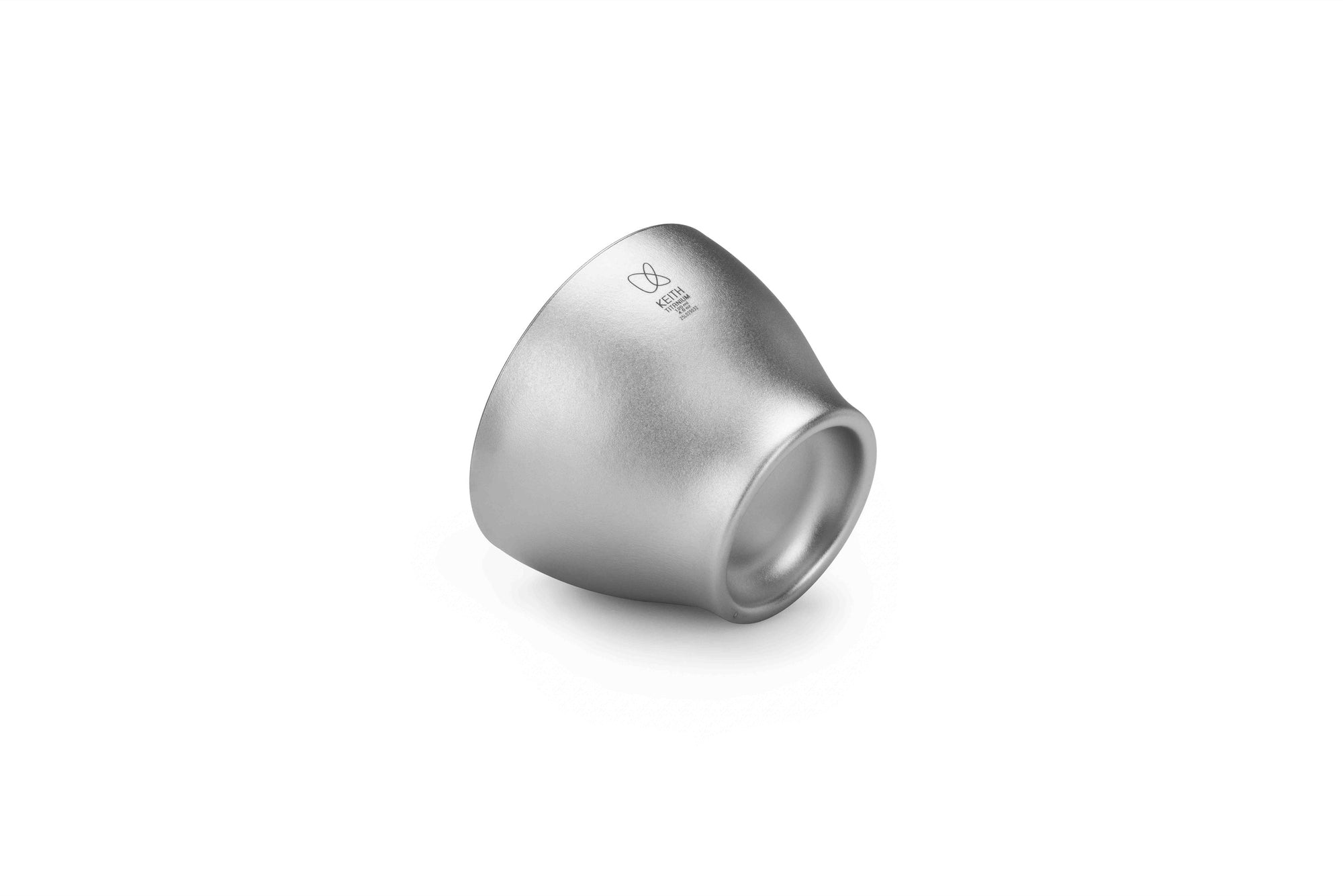 Rounded base side view of the Keith Titanium Ti3909 Huaiyue cup